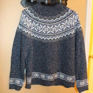 Croft & Barrow - Fair Isle Mock Turtleneck Sweater